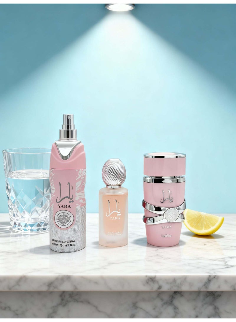 Lattafa مجموعة هدايا لطيقة يارا 3 قطع - Image 4